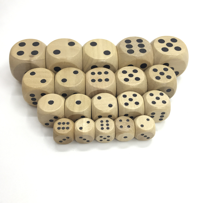 Dice Tower Wooden - New 100 pcs pack games 12/16/20/25mm