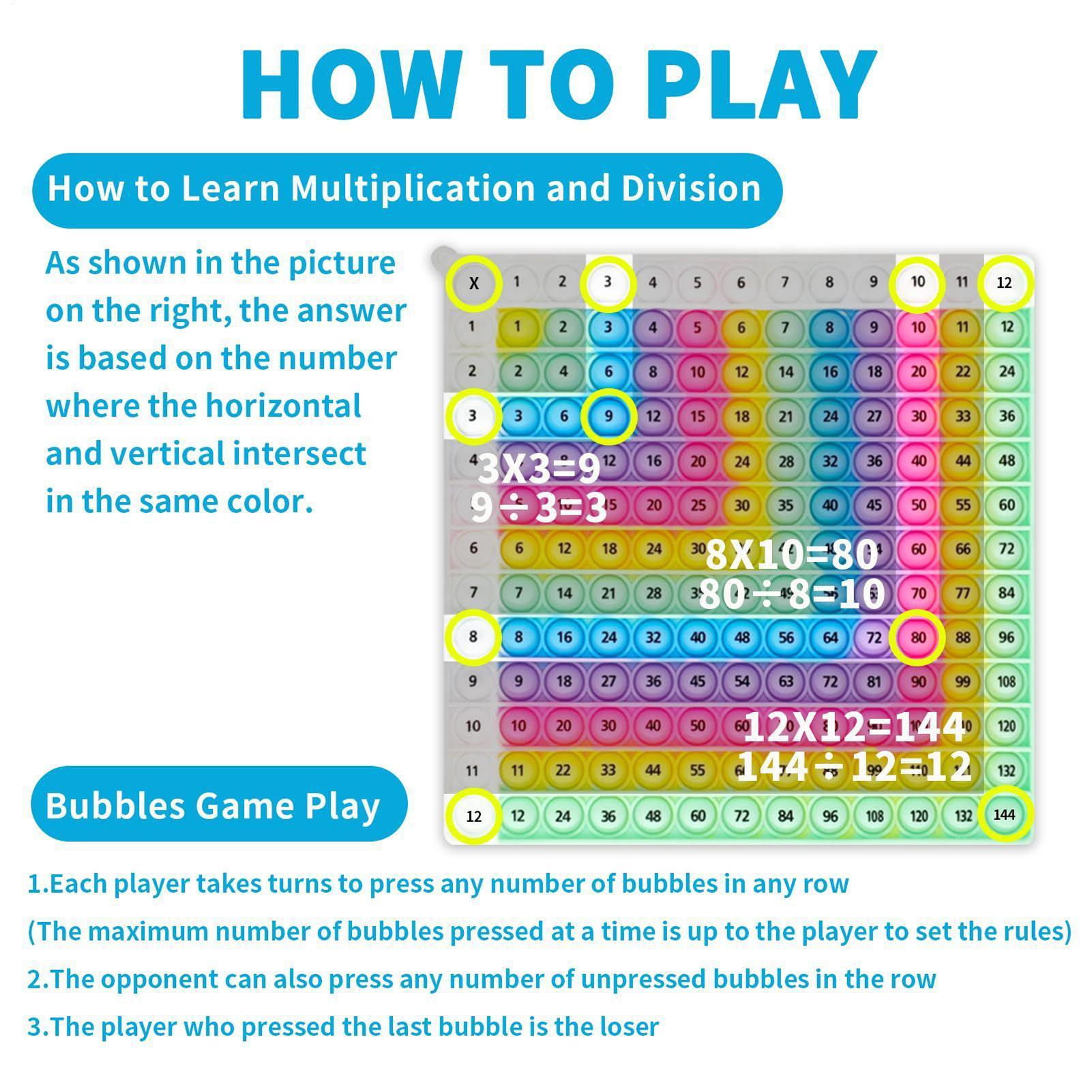 Multiplication Push Button Boa - Board Game For Kids 评论和价格