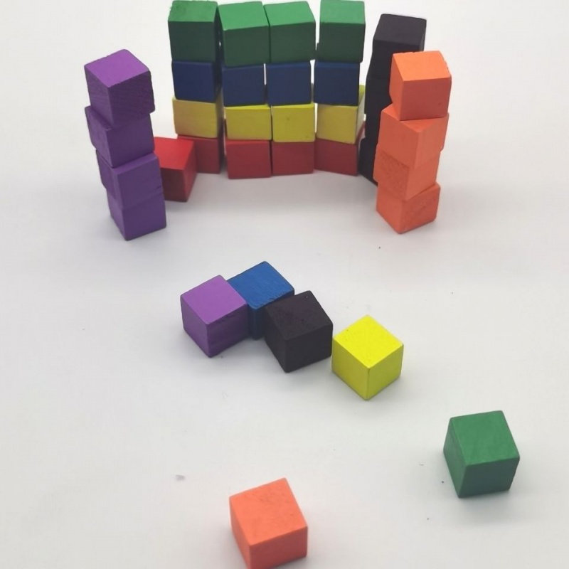 100Pcs/lots 10mm Wood Cubes Co - Dice Tower Wooden 评论和价格