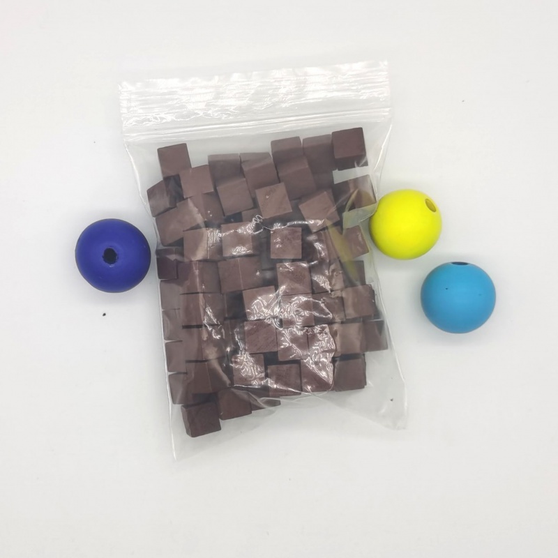 100Pcs/lots 10mm Wood Cubes Co - Dice Tower Wooden 评论和价格