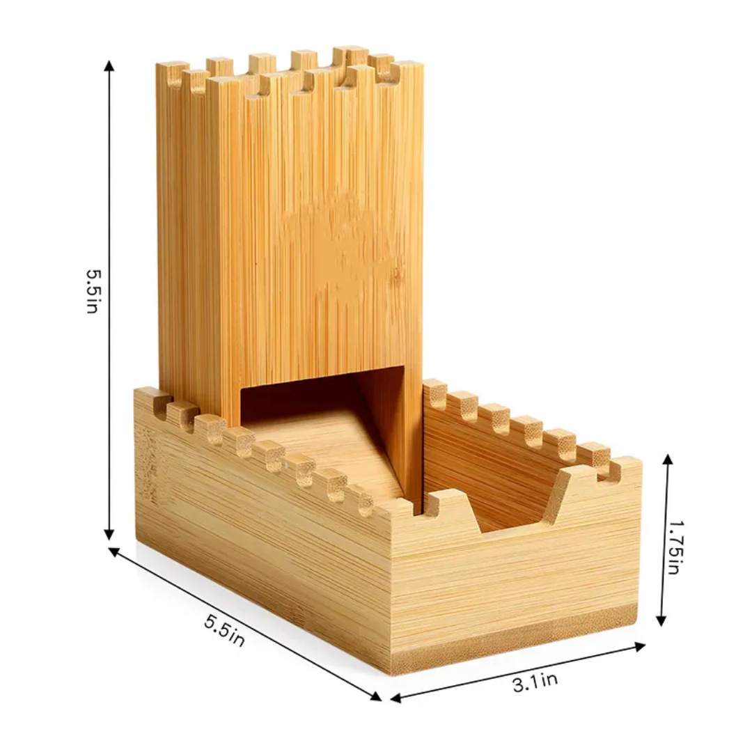 Wooden Dice Tower Folding Stor - Dice Tower Wooden 评论和价格