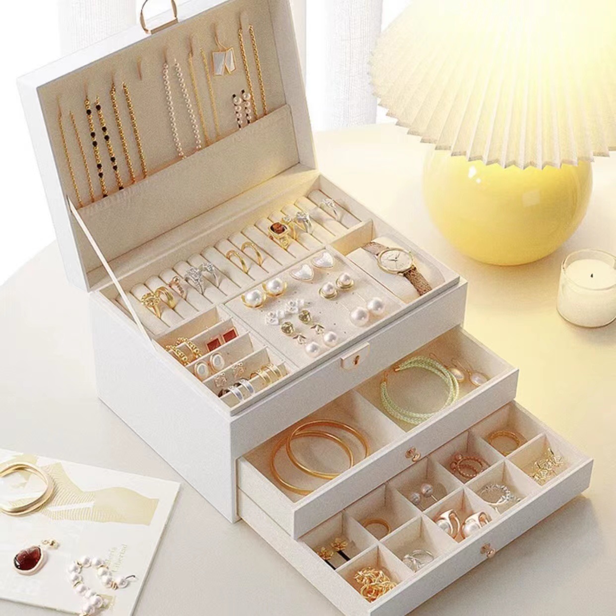 Large Capacity Multi Layer Jew - Token Tray Organizer 评论和价格