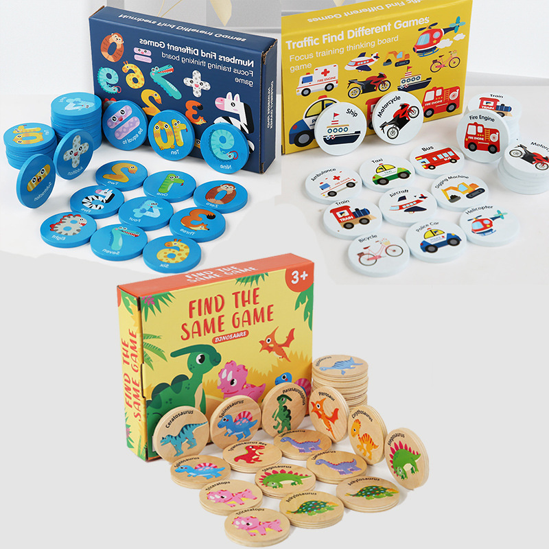 Kids Educational Wooden Memory - Board Game Of Life 评论和价格