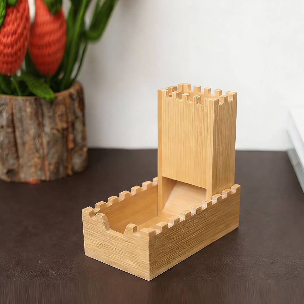 Premium Natural Bamboo Foldabl - Dice Tower Wooden 评论和价格