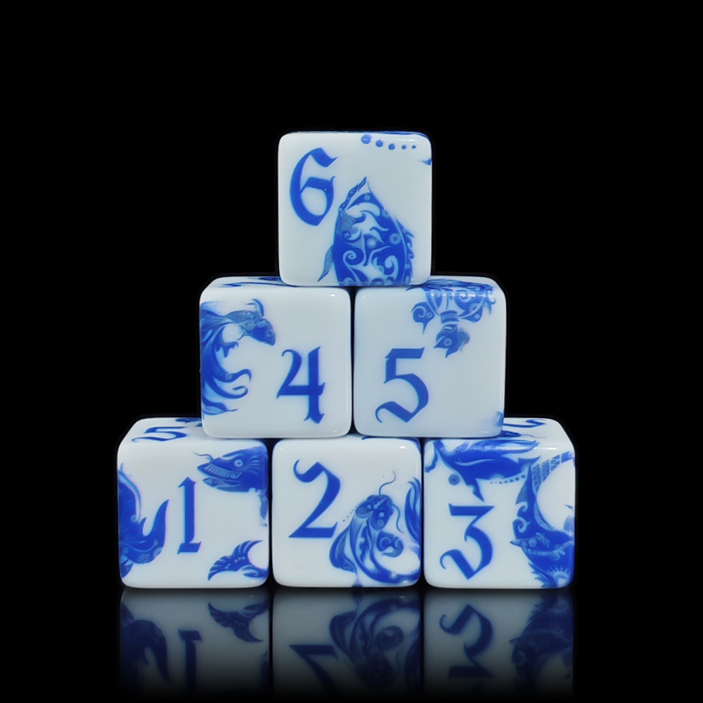 12Pcs Blue And White Porcelain - Board Game Electronic Table 评论和价格