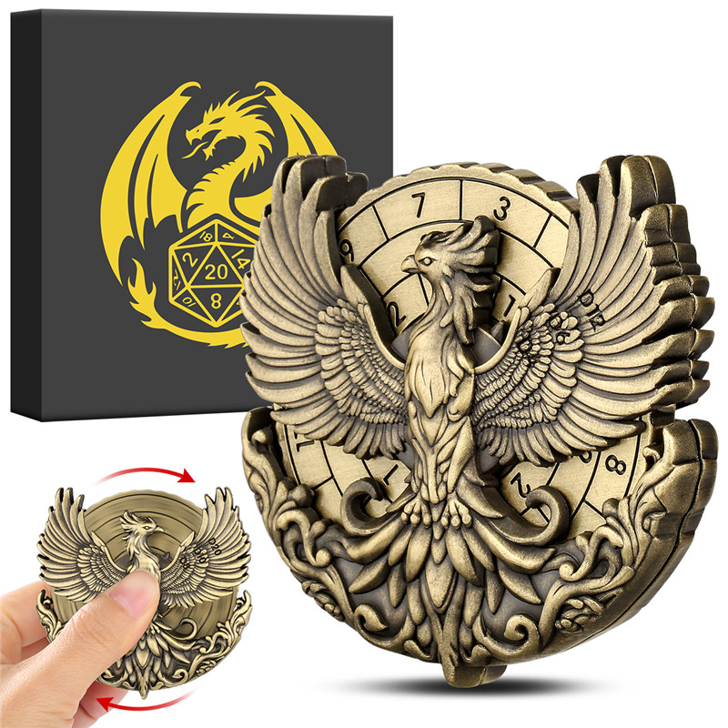 7-in-1 Phoenix Dice Spinner Me - Dice Tower Wooden 评论和价格