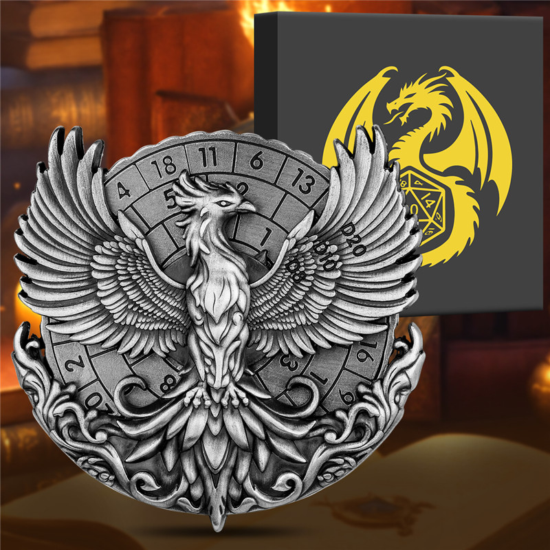 7-in-1 Phoenix Dice Spinner Me - Dice Tower Wooden 评论和价格