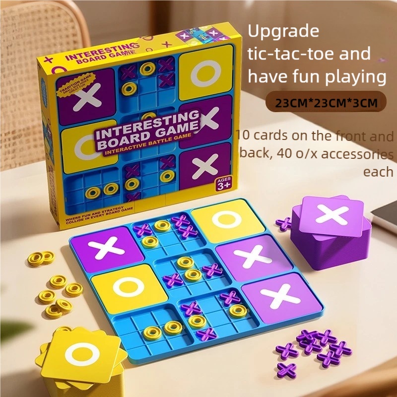 A Nine-Square Xo Tic-Tac-Toe B - Board Game Electronic Table 评论和价格