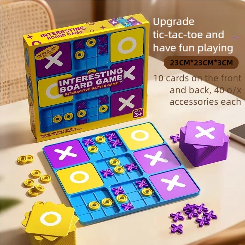 A Nine-Square Xo Tic-Tac-Toe B - Board Game Electronic Table 评论和价格