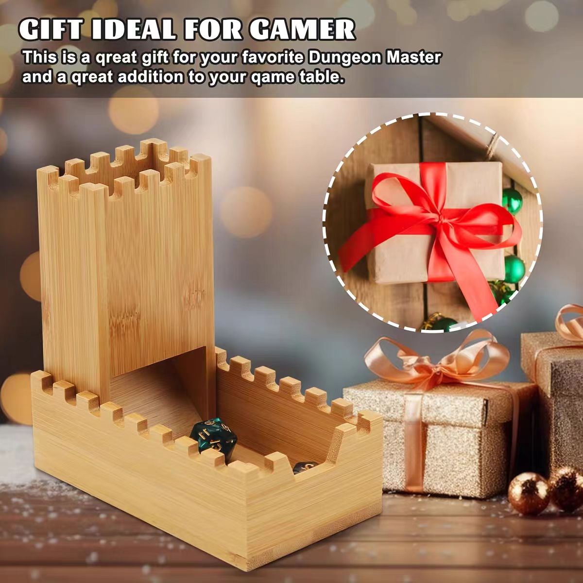 Foldable Wooden Dice Tower Dic - Dice Tower Wooden 评论和价格