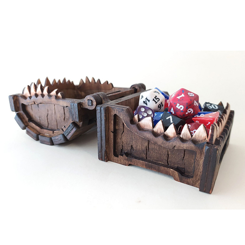 Mimic Chest for Dungeons and D - Dice Tower Wooden 评论和价格