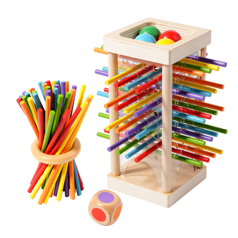 Educational Toy - Desktop Dice - Dice Tower Wooden 评论和价格