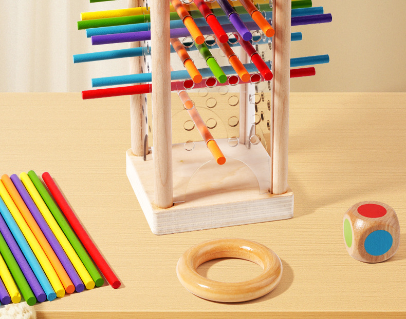 Educational Toy - Desktop Dice - Dice Tower Wooden 评论和价格