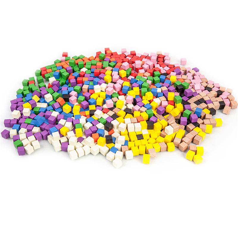 100Pcs/lots 14colors 10mm Cube - Dice Tower Wooden 评论和价格