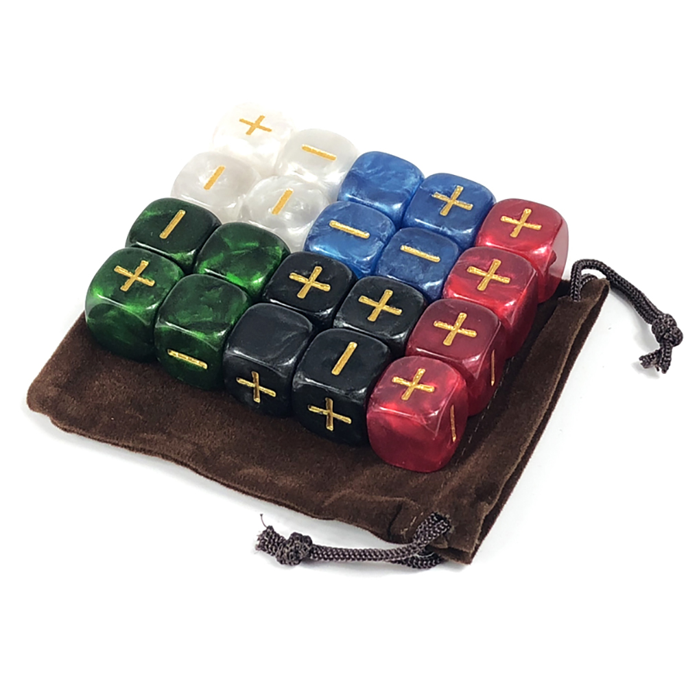 Fate Dice with Bag 20pcs for B - Board Game Electronic Table 评论和价格