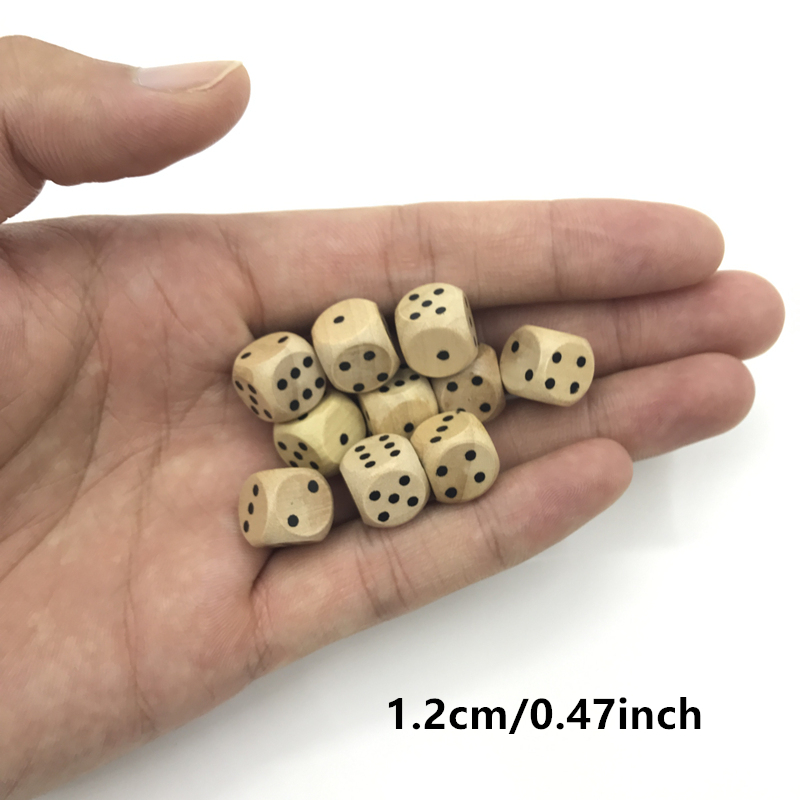 New 100 pcs pack games 12/16/2 - Dice Tower Wooden 评论和价格