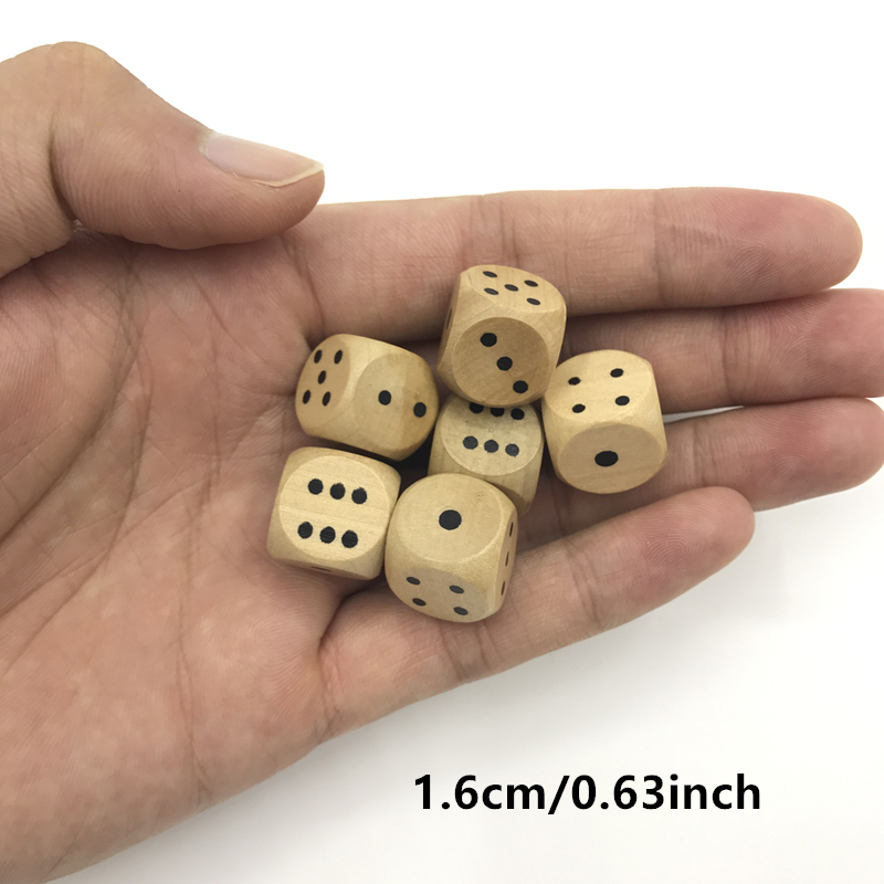 New 100 pcs pack games 12/16/2 - Dice Tower Wooden 评论和价格