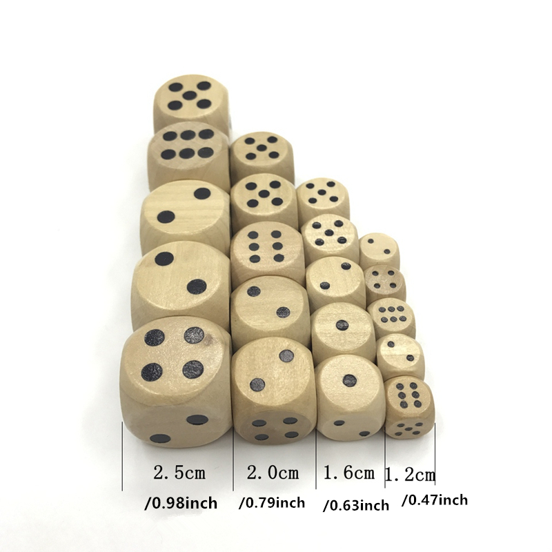 10 pcs pack games 12/16/20/25m - Dice Tower Wooden 评论和价格