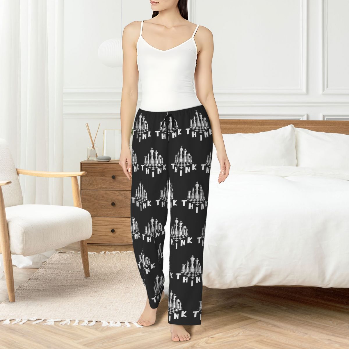 Custom Chess Board Pajama Pant - Board Games 评论和价格