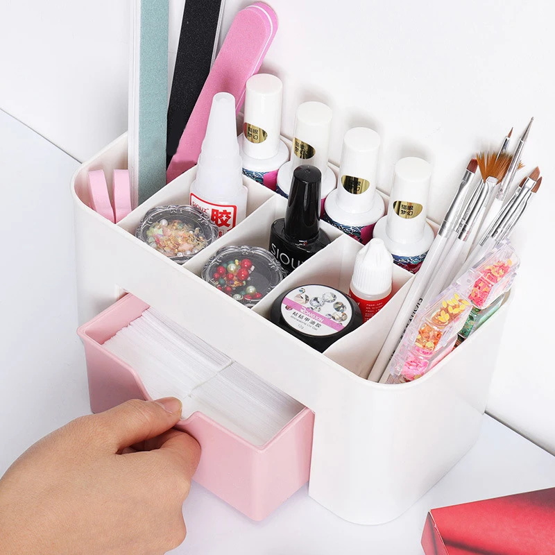 Nail Art Organizer Desktop Dra - Token Tray Organizer 评论和价格