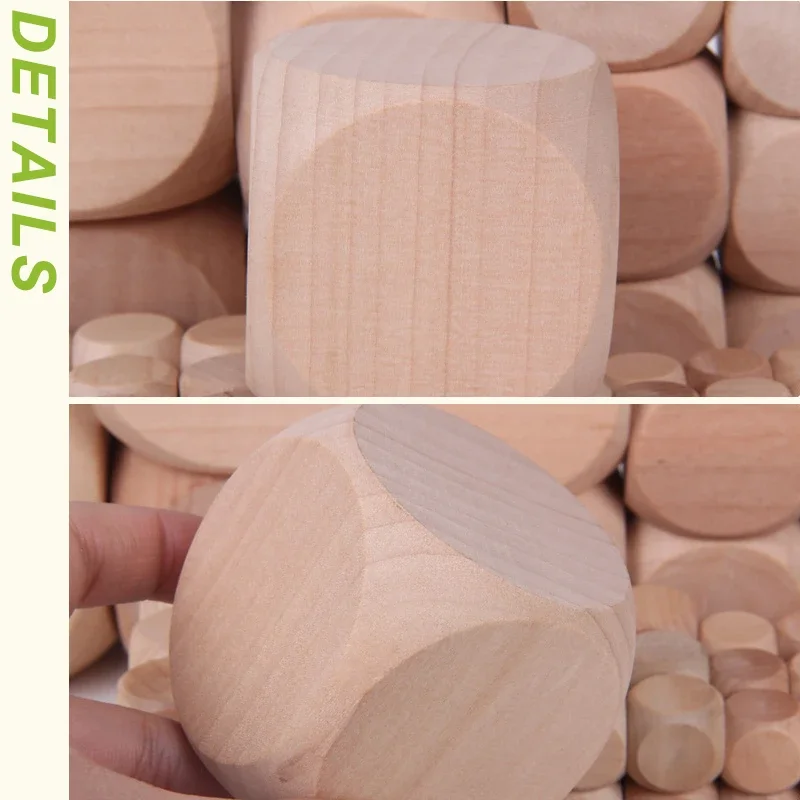 10pcs/Lot D6 6 Sided Blank Woo - Dice Tower Wooden 评论和价格