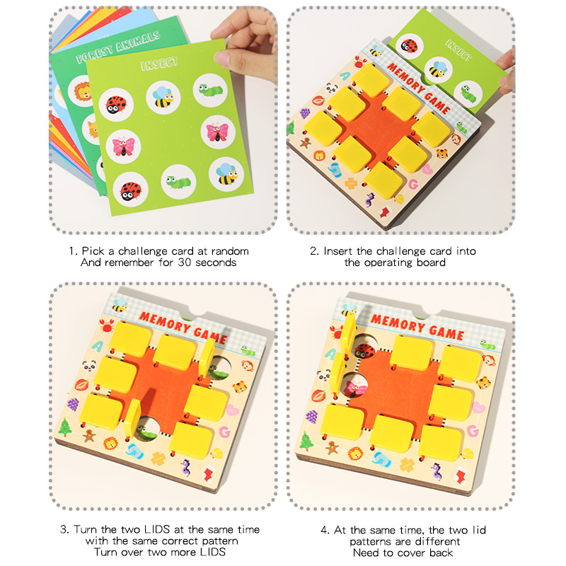 Wooden Memory Chess Toy For Ch - Board Game Of Life 评论和价格